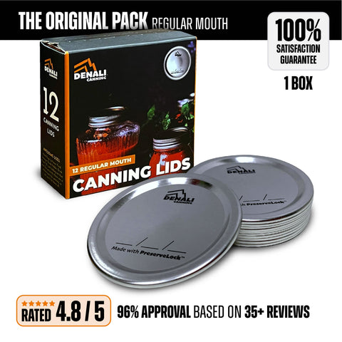 12 Pack - Denali® Lids, Regular Mouth