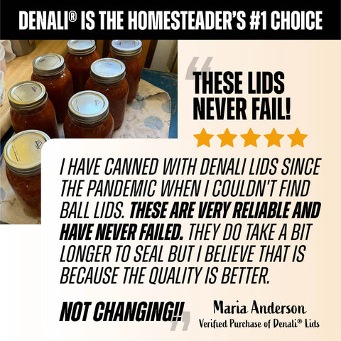 12 Pack - Denali® Lids, Regular Mouth