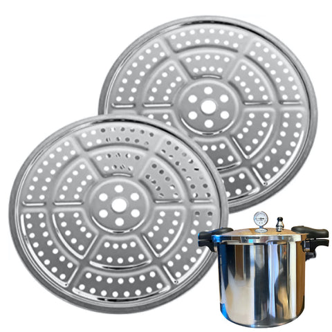 Pack of 2 canning racks for a pressure canner