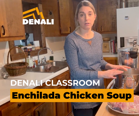 Enchilada Chicken Soup Canning Tutorial with The Tanker
