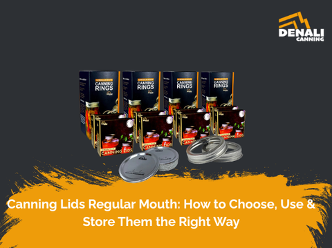 Canning Lids Regular Mouth: How to Choose, Use & Store Them the Right Way