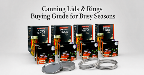Canning Lids & Rings Buying Guide for Busy Seasons