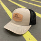 Rugged Ranch Trucker Hat, Desert Shadow (Khaki/Black)