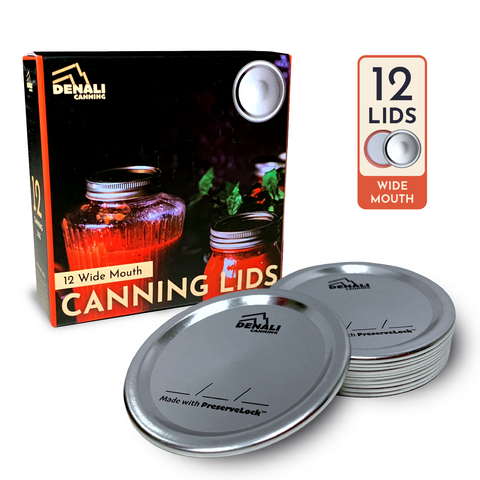 Get 12 Denali regular mouth canning lids for free