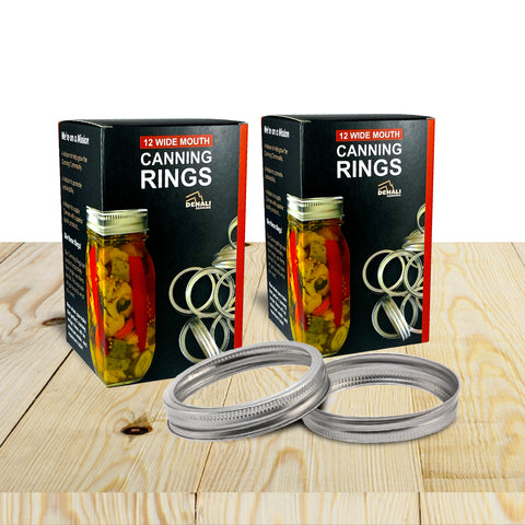 24 Bundle of Wide Mouth Rings