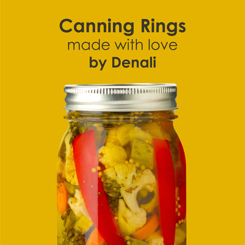 Denali Canning made canner rings and lids with premium quality material