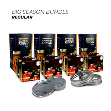 Big season bundle of Denali Canning regular mouth rings and lids